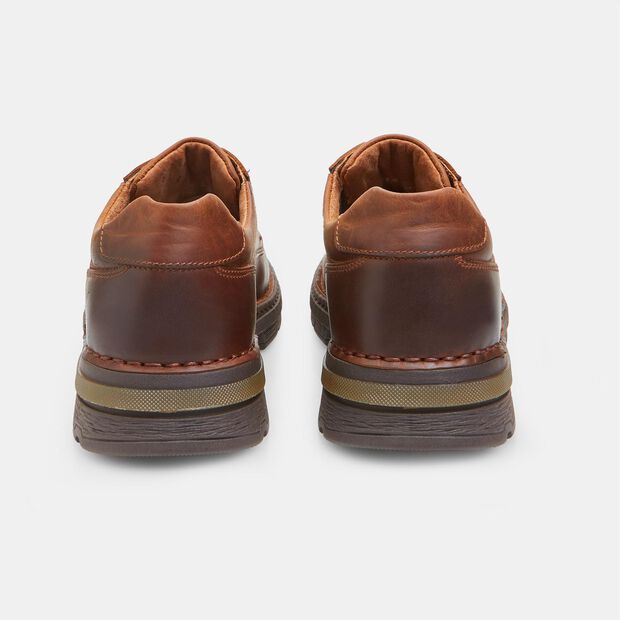 BATA Men's Nubuck Lace-up Shoes, Brown
