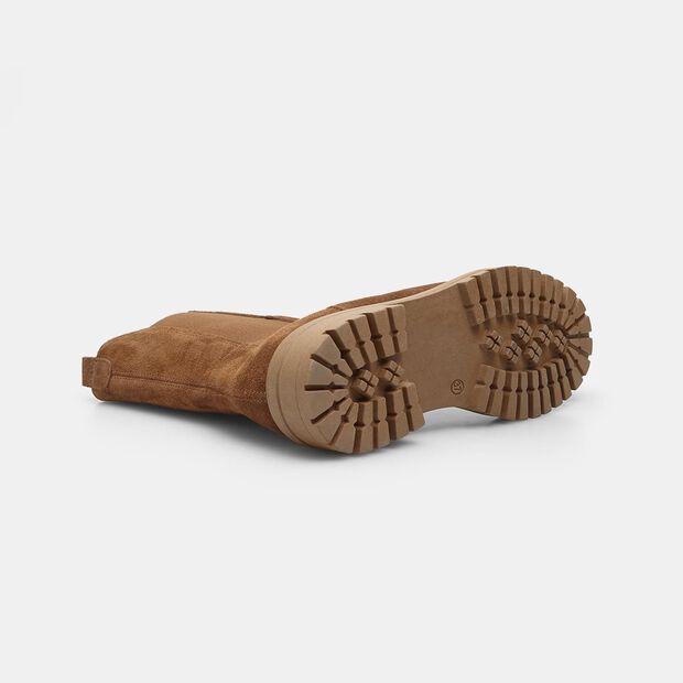 Suede Chelsea Boots, Tan