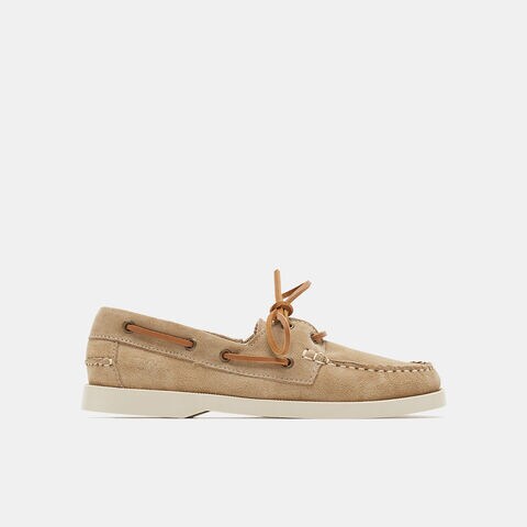 Weinbrenner women's suede loafers, Beige