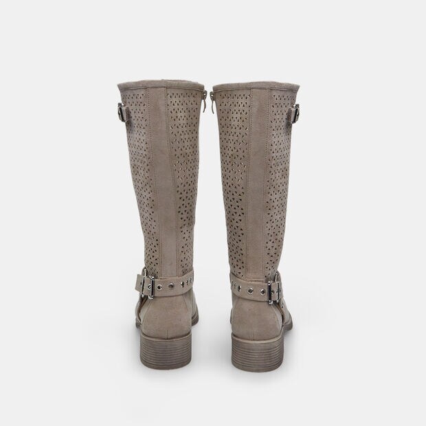 Women's Boot with 3.5 cm Heel, Khaki