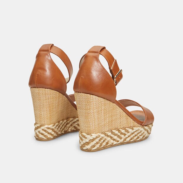 Damensandalen mit Keilabsatz, 