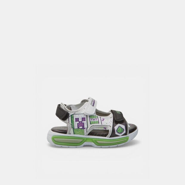 Sandale pour enfants Minecraft, Blanc