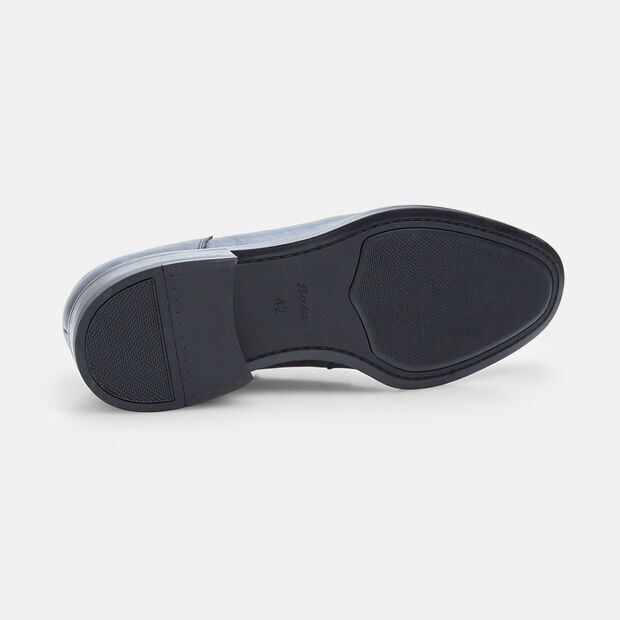 Bata 24H Herren Leder-Derby, Blau