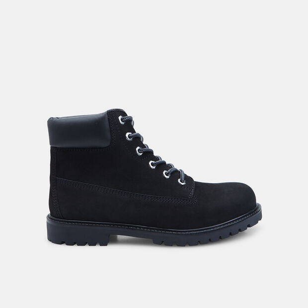 Lace-up men's ankle boot in nubuck Bata, Black