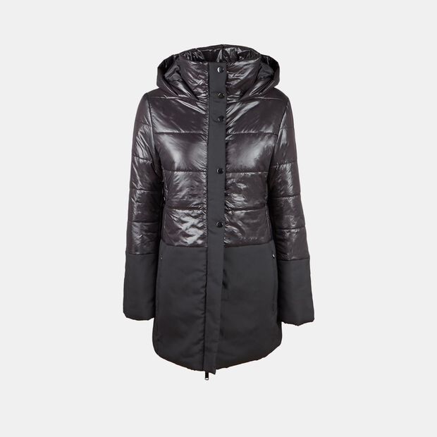 Damenjacke mit Kapuze, Schwarz