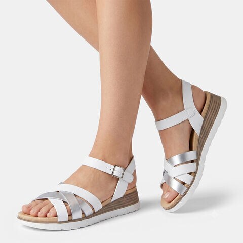 BATA Damensandalen, Wei&szlig;