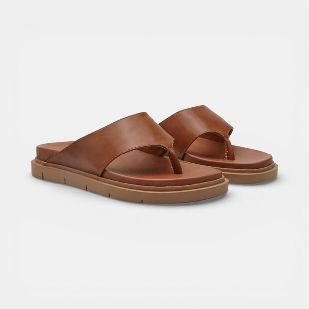 Bata women's thong sandal, Tan