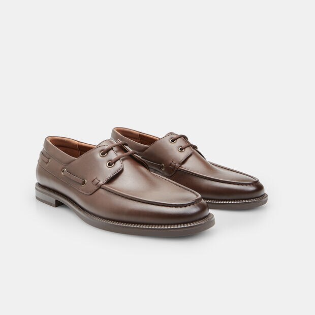 Mokassin Herren-Bootsschuhmodell von Bata, Braun
