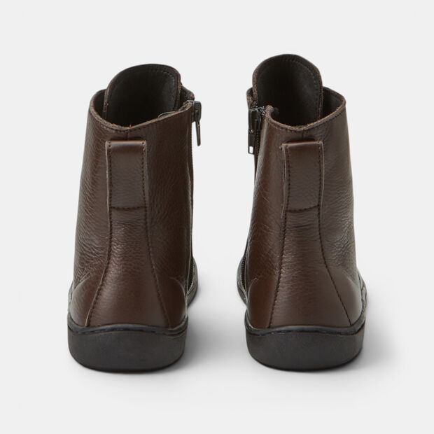 Bata women's barefoot leather ankle boot, Brown