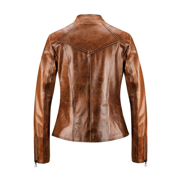 Echtlederjacke, Braun