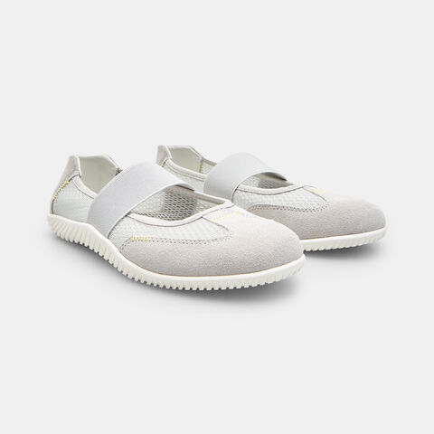 BATA Women's Ballerinas with Band, Gray