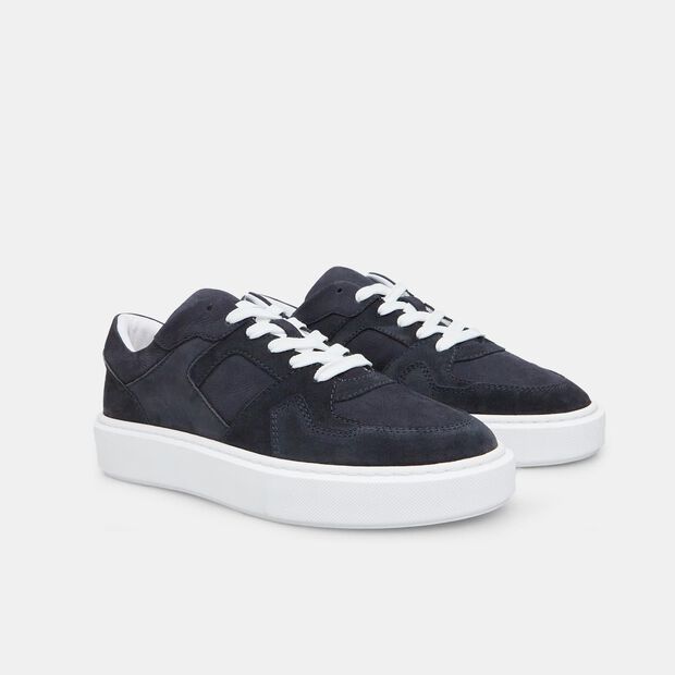 BATA Herren Nubuk Sneakers, Blau