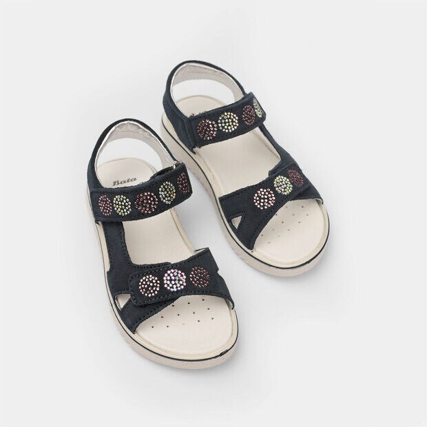 M&auml;dchensandalen aus Wildleder, 