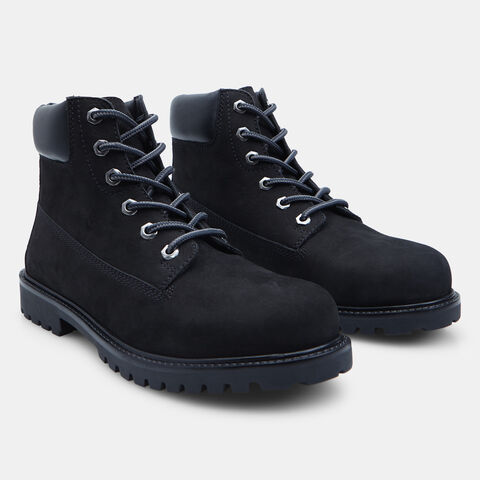 Lace-up men's ankle boot in nubuck Bata, Black