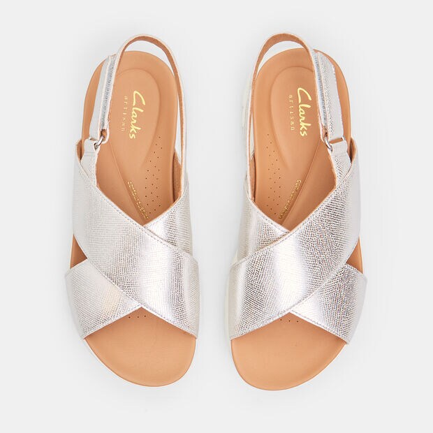 Sandales pour femmes Clarks Dash Lite Wish, Argent