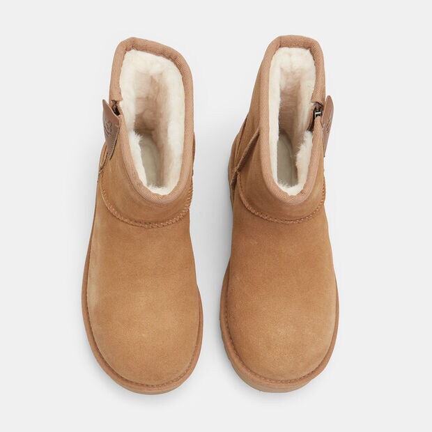 UGG Classic Mini Bailey Women's Boots with Zipper, Tan