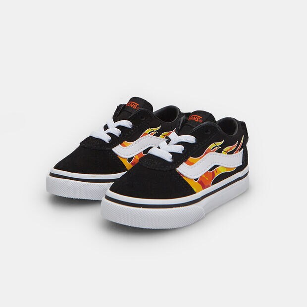 Vans First Steps Kids Sneaker with Laces, Black