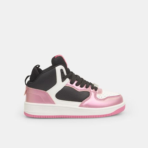 High-top Girls' Sneakers, Fuchsia