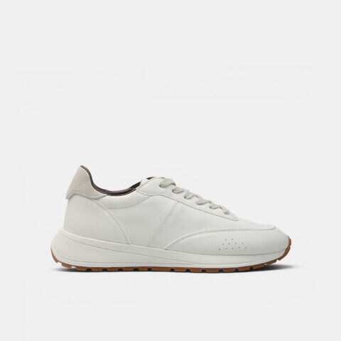 Herrensneaker von Bata, Wei&szlig;