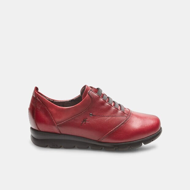 Damen Sneakers aus Leder, Rot