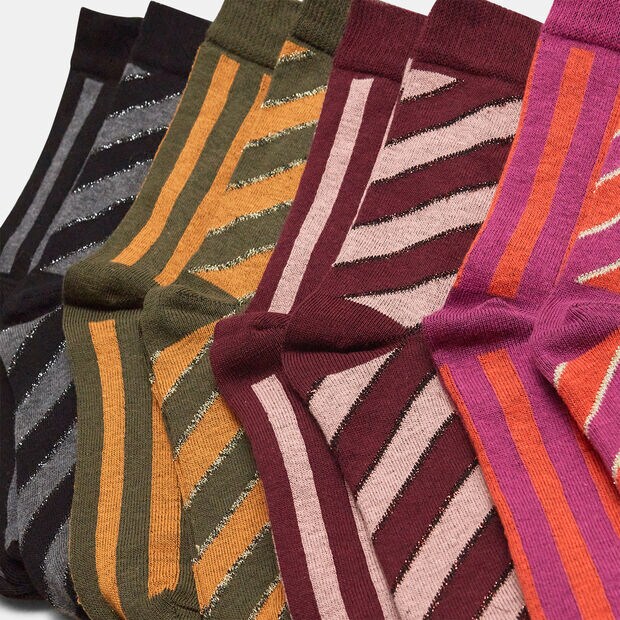 Zwei Paar Damensocken, Silber