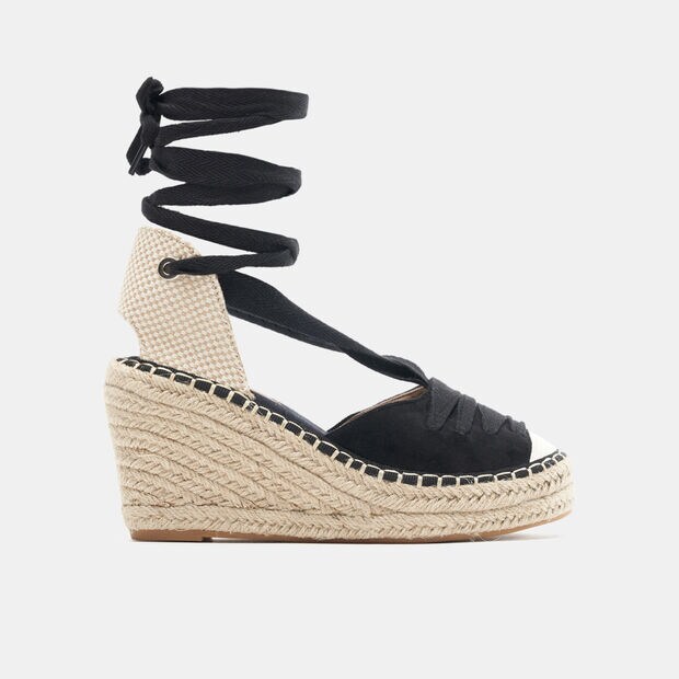 Sandales compens&eacute;es &eacute;t&eacute; BATA pour femme, 