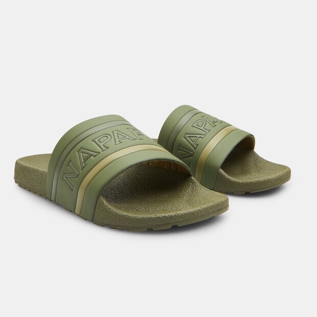Herren Pantolette Napapijri, Gr&uuml;n
