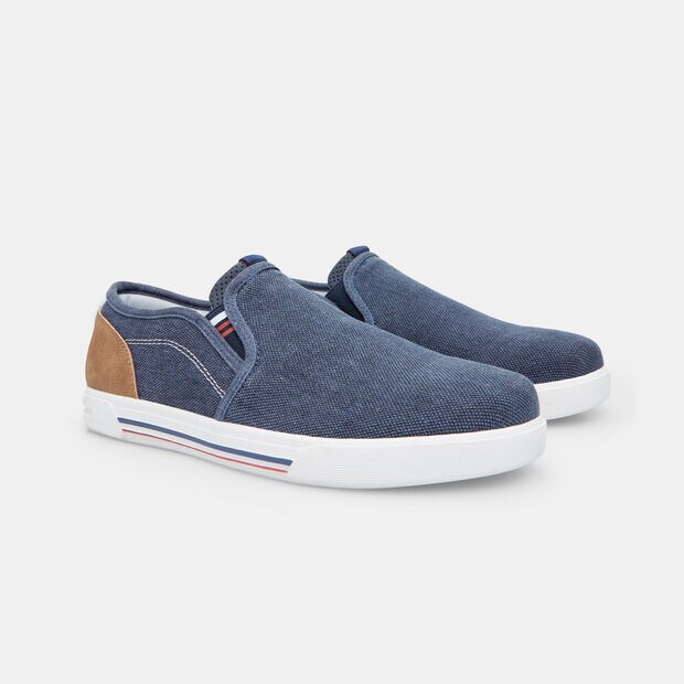 Slip on para hombre en lona, 