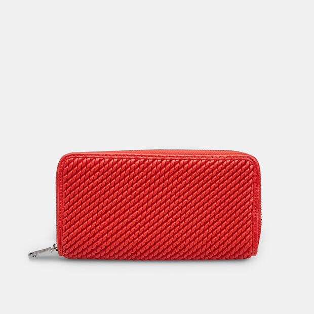 Cartera de mujer con cremallera alrededor, 