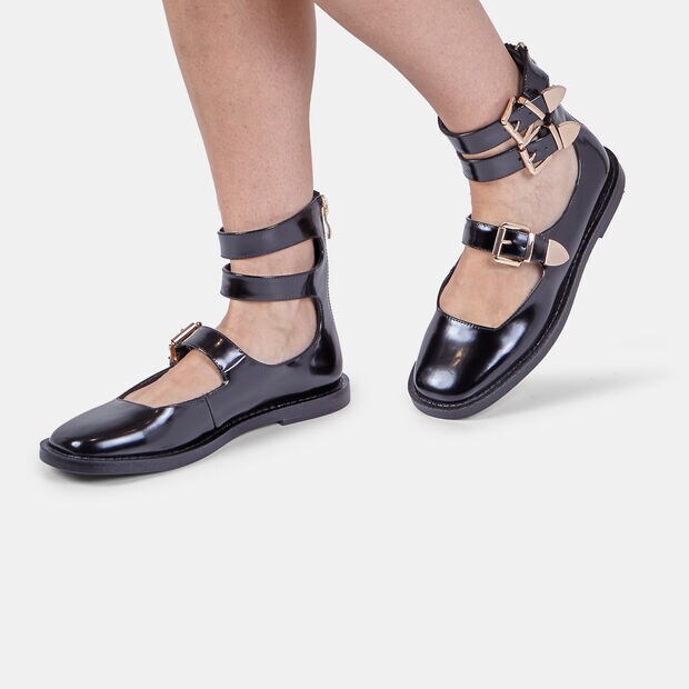 Mocasines de mujer con doble correa Bata Red Label, 