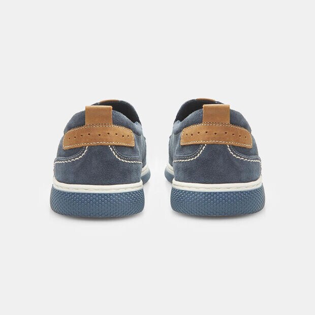 Mocasines de Suede para hombre BATA, Azul