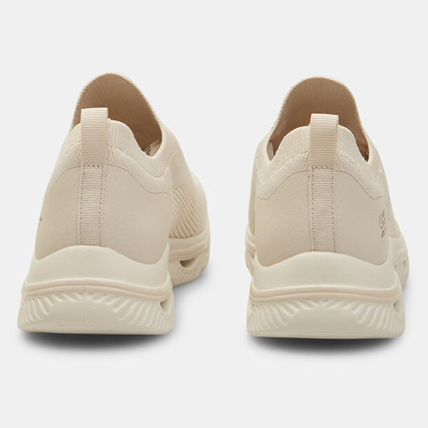Sneakers Skechers de mujer, Beige