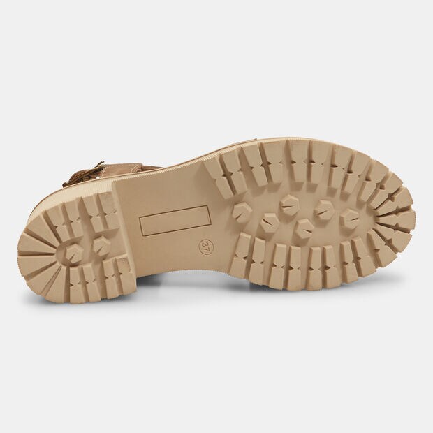 Sandalias de mujer Weinbrenner con tac&oacute;n midi , Marr&oacute;n