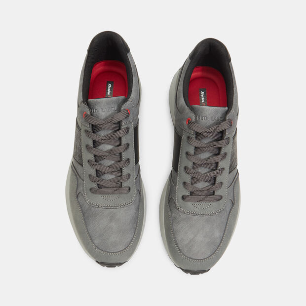 Sneakers de hombre Bata Red Label con banda, Gris
