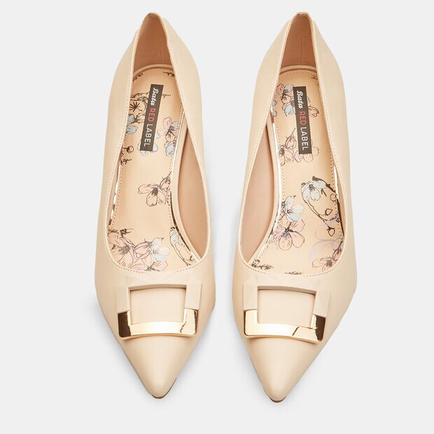 Zapatos de sal&oacute;n de mujer Bata Red Label con tac&oacute;n midi y hebilla , 