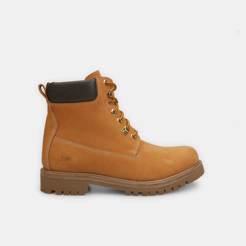 Botines para hombre Weinbrenner en ante, Amarillo