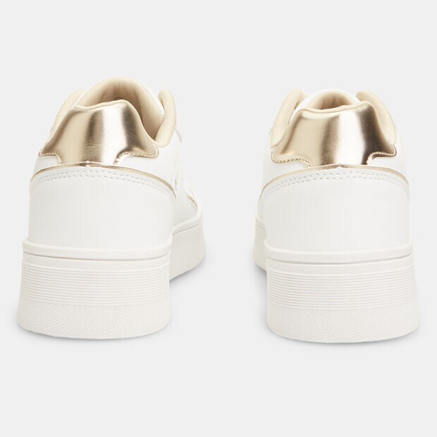 Sneakers de mujer con detalles metal , Blanco