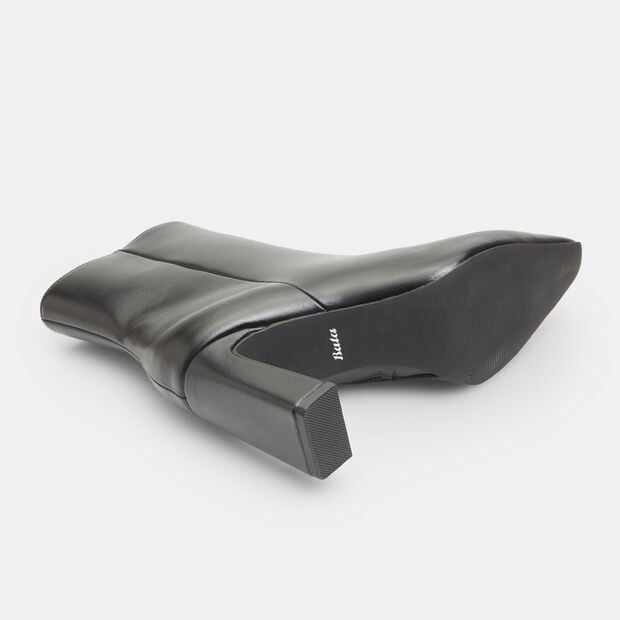 Ankle boot de mujer con tac&oacute;n BATA, Negro