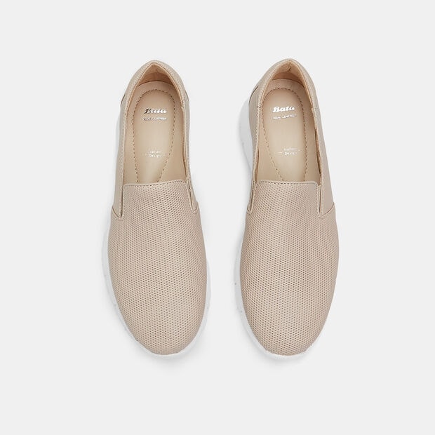 Sneakers de mujer en cuero, 
