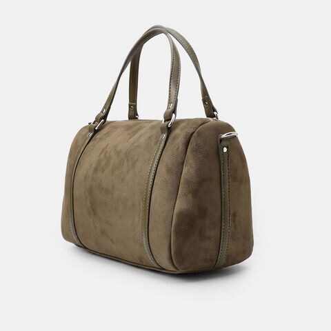 Bolso bowling de microfibra Bata, Verde