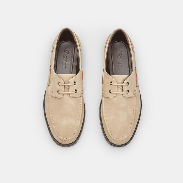 Mocas&iacute;n modelo n&aacute;utico para hombre Bata, Beige