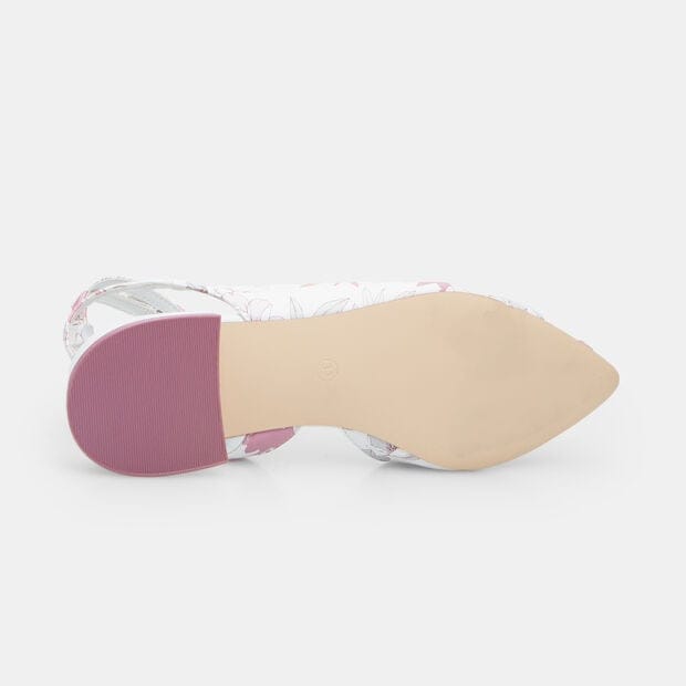 Bailarinas Slingback de Bata Red Label para mujer, Blanco