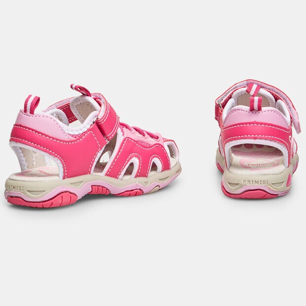 Sandalias primeros pasos de ni&ntilde;a cerradas, Rosa