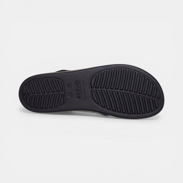 Sandalias con plataforma para mujer Crocs, Negro