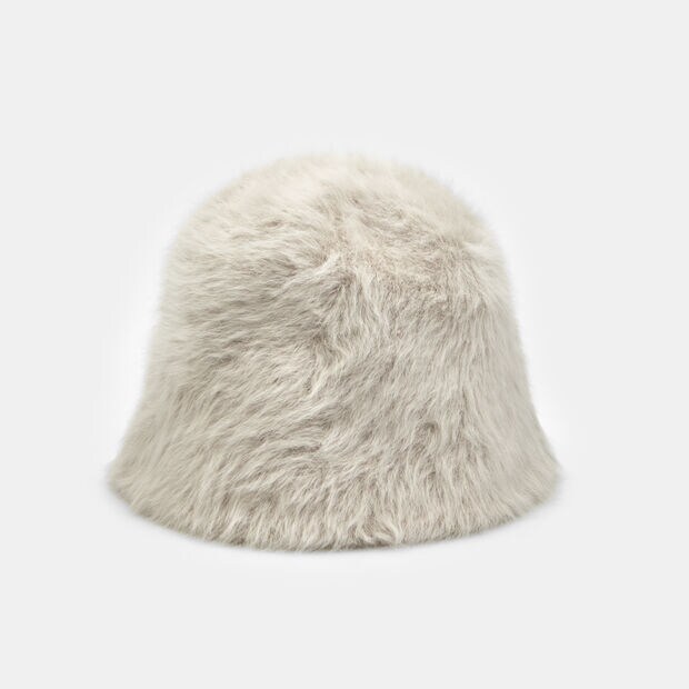 Sombrero de mujer en eco piel Bata, Beige