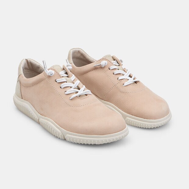 Zapato barefoot de piel con cordones para mujer Bata, 