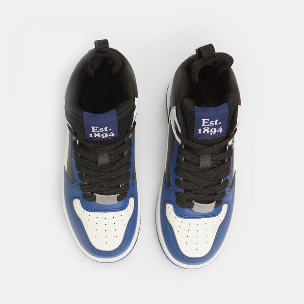 Zapatillas altas para ni&ntilde;os, Azul