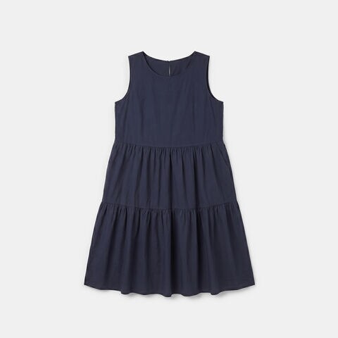 Vestido de algod&oacute;n para mujer Origini, Azul