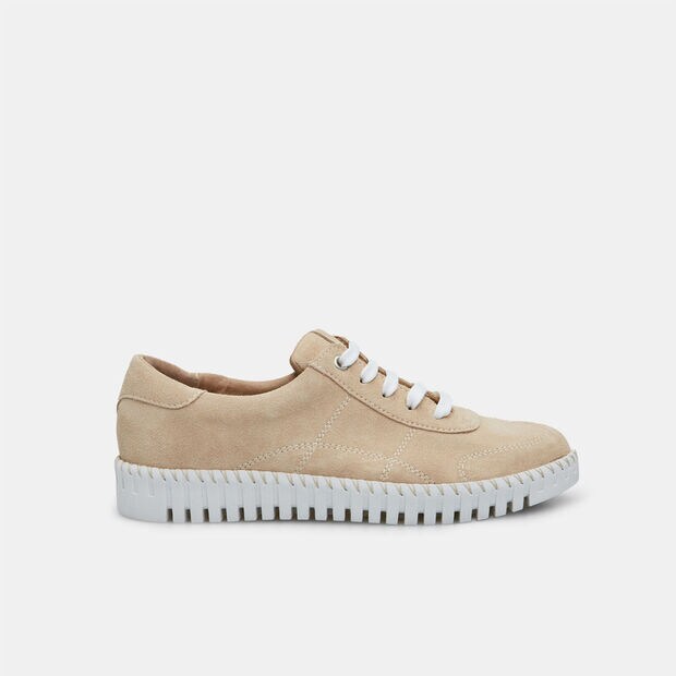 Zapatos con cordones para mujer en suede, 