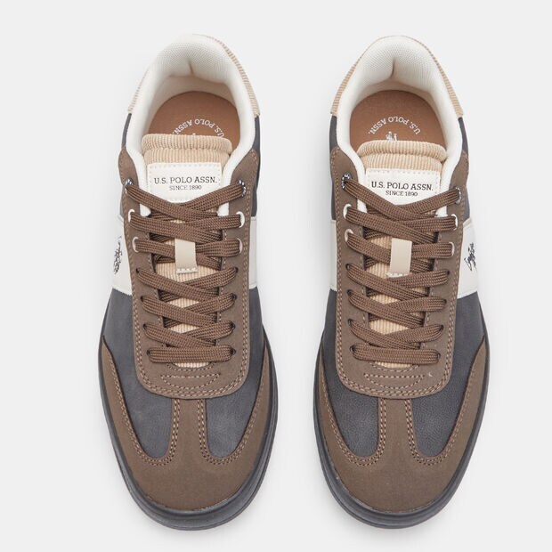 Zapatillas de hombre US Polo, Marr&oacute;n
